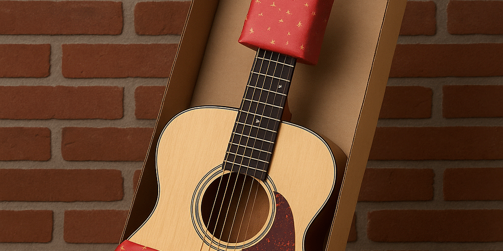 Christmas gifts packed safely in postal boxes with protective packaging